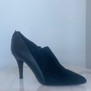 New! Moda Spana Black Leather & Suede Boots